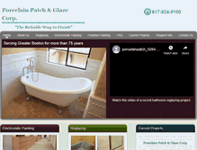 Tablet Screenshot of porcelainpatch.com